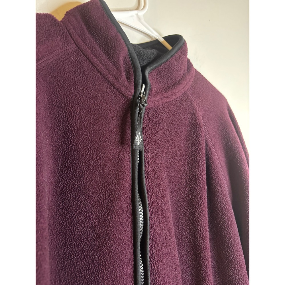 Alpine Tek Purple Fleece Jacket Women Large - Picture 3 of 7